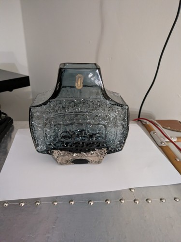 Whitefriars glass vase - glass,