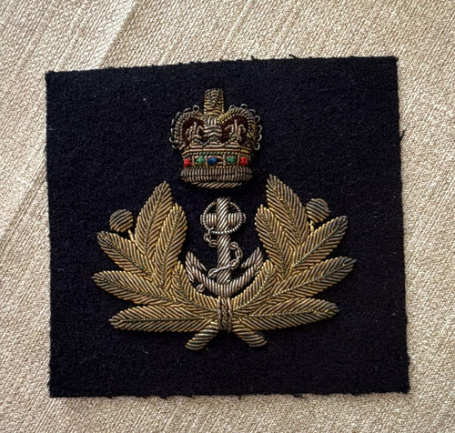 British royal navy embroidered - british,