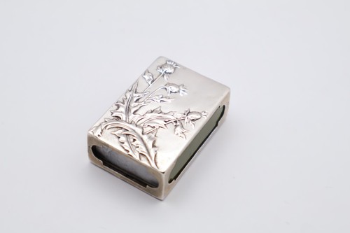 Lovely antique silver match - antique,