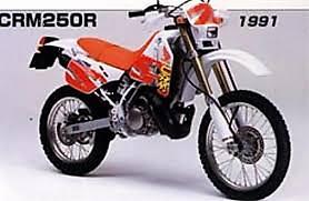 Rebuilt honda crm250 mk2 - honda, front