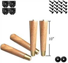 Wood Furniture Legs With Gold