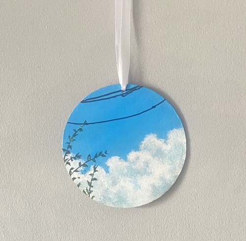 Acrylic painting hand painted - acrylic,