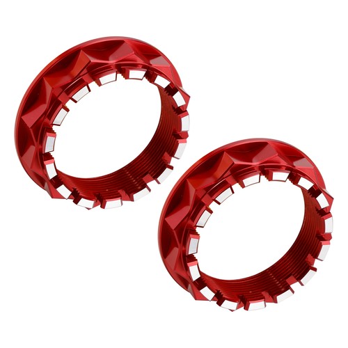 Red rear wheel nut - nut, set