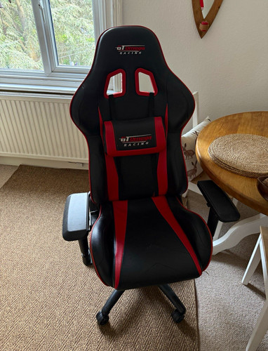 Omega racing black - gt, black/red