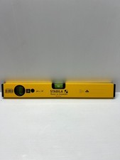 Stabila Type 70 Measuring Spirit Level Tool Yellow & Black for DIY Enthusiasts