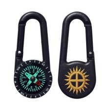 'Solar Wheel Symbol' Compass Keyring (KC00041589)