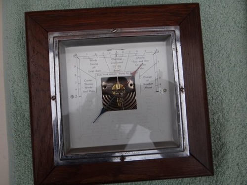 Old vintage barometer set - old, in
