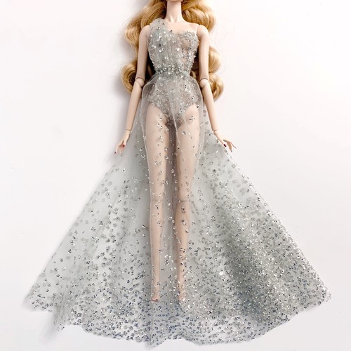 Silver glitter gown dress for - gown,