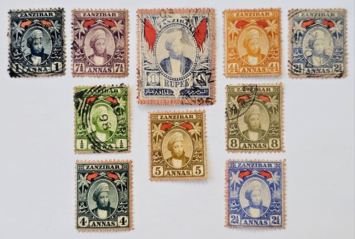 Zanzibar classics 1896 lot - classics,