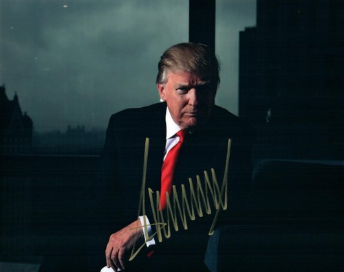 Donald trump 8x10 - donald, autographed