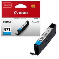 Canon CLI-571 Cyan Ink Cartridge for Pixma MG5751 MG5750 MG5753 MG5752