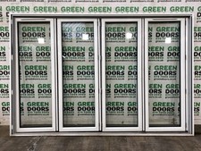 OUTWARDS OPENING BIFOLDING DOORS BIFOLDS EXTERNAL EXTERIOR ALUMINIUM WHITE PATIO