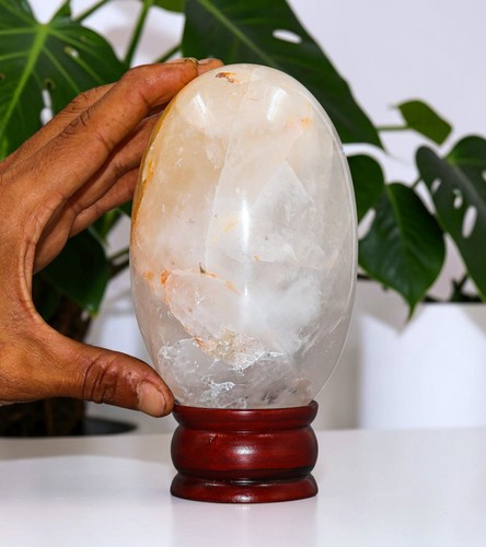 135mm petalite crystal lingam - crystal,
