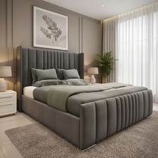 Winged Panel Bed Frame Plush