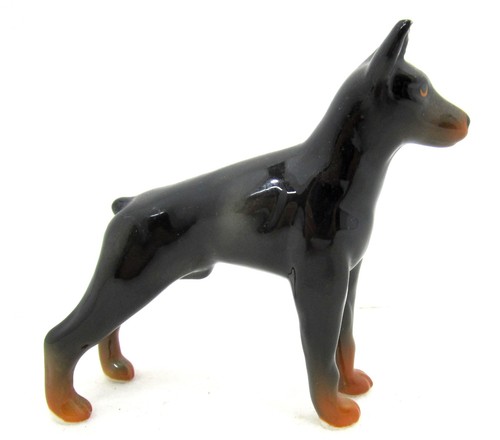 Vintage small doberman - vintage,