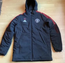 Manchester United Player Issue Adidas Padded  Winter Jacket Mens Medium