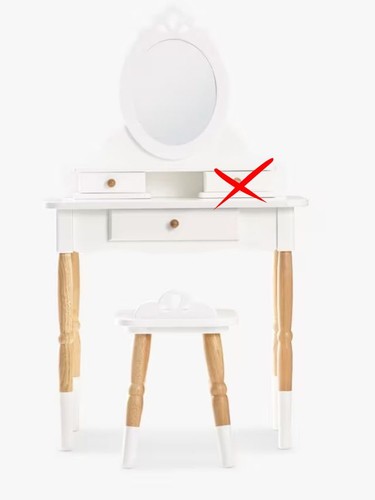 Toy van vanity - vanity, kids
