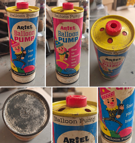 Ariel vintage balloon pump - ariel,