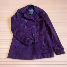 Superdry Premium Jacket NO.54 Pea Coat Medium M Burgundy Women's Outdoor