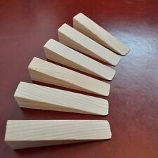 Set of 6 Wooden Door Stop