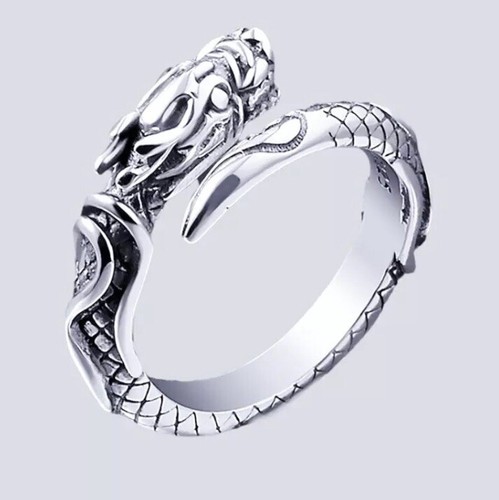 925 silver ring - ring,, dragon