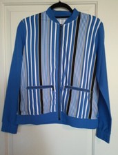 Tail Blue Striped Women's Zip