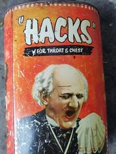 Old Vintage Sweet Shop Tin Advertising Hacks Sweets 