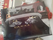 4 Piece  modern style king size novelty  bed set