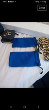 2 Blue Glasses Case