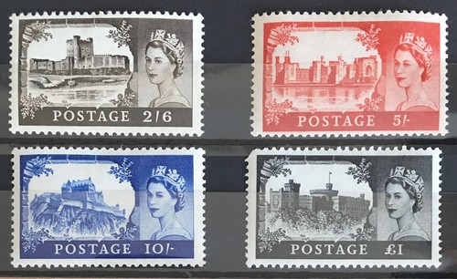 Qeii 1967 wilding castles - gb,