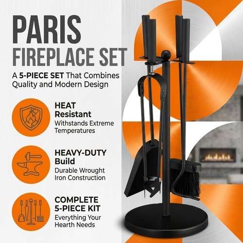 Fire companion set log burner - set,
