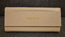 Karen Millen Designer Trifold Glasses & Sunglasses Case Pale Pink + Sunglasses