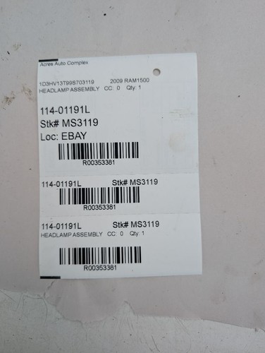 Driver headlight dual element - driver,