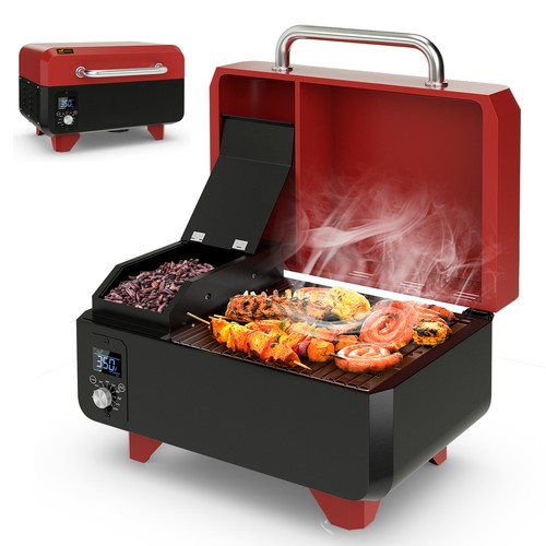 Portable pellet grill - portable,