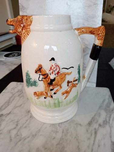 Hunting scene pitcher - hunting,