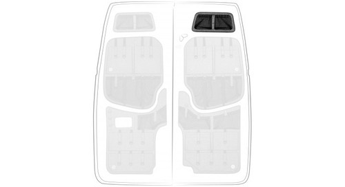 Campervan back door organizer - campervan,