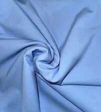 sky/baby blue nylon  Lycra Fabric Plain Coloured 4 Way Stretch Dance, Swimwear