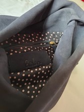  BODEN "Bury" Navy Blue Suede Clutch bag - NWT