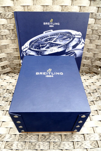 Breitling brown leather case - breitling,