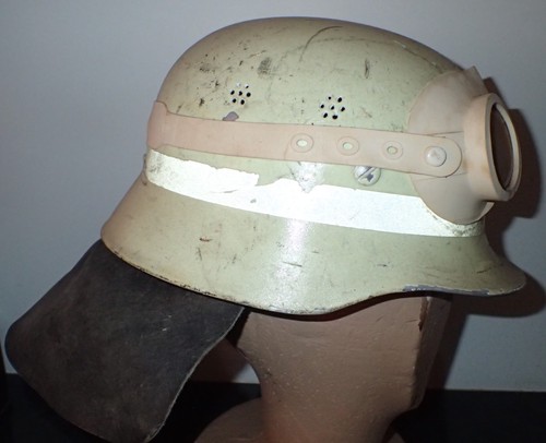 German aluminium helmet post