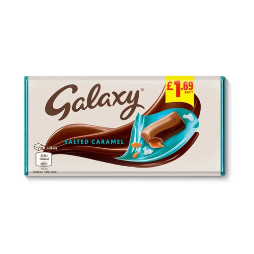 Galaxy salted caramel milk - salted,