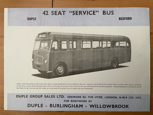 Illustrated bedford duple - bedford,
