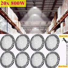 UFO LED High Bay Light Workshop Garage 800W Lights Industrial Warehouse Lamp
