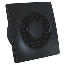 Vortice 10127 PUNTO FILO MF100/4" T Extractor Fan with Timer - Black