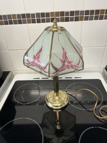 Vintage floral lamp poole - vintage,
