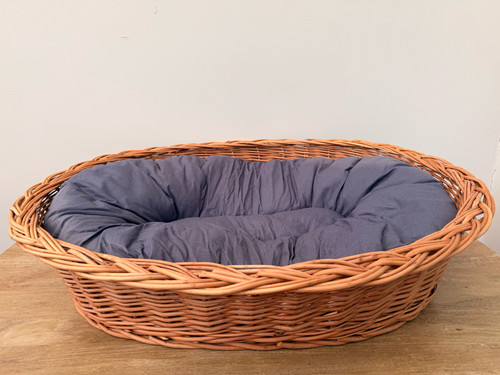 Wicker dog bed - wicker, cat