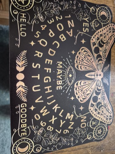 Wooden ouija board with - ouija,