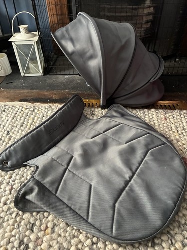 Icandy lime grey hood apron - grey,
