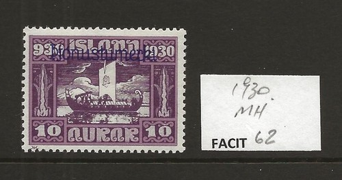 1930 iceland 10aur - 10aur, lilac