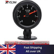 2'' 52mm Rev Counter 0-8000